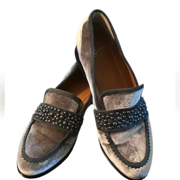 Elegant Gray Loafers with Metal Detail Salvatore Ferragamo | Shoes | Salvatore Ferragamo Gray  main image 3